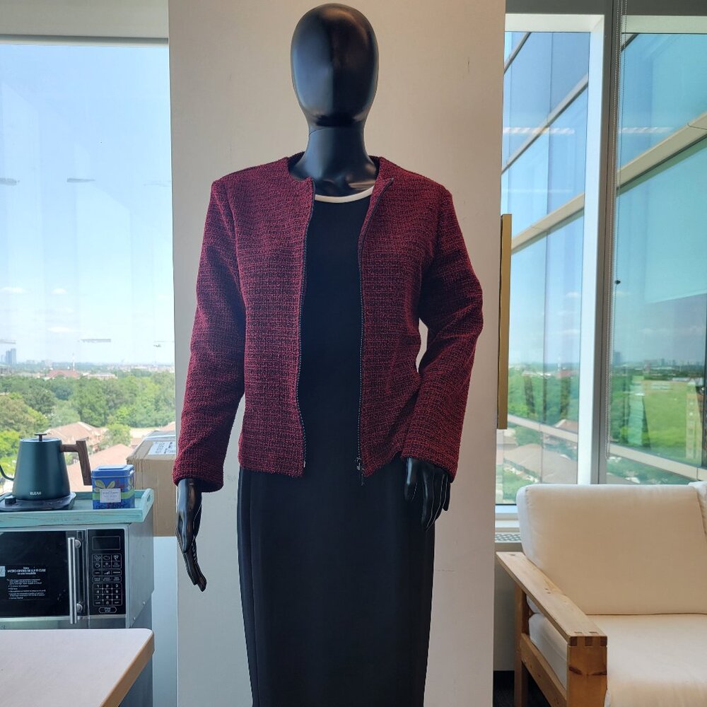 Tradition Petite red and black jacket